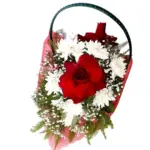 Canastillo Rosa Rojas