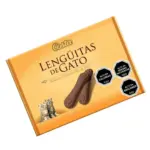 Estuche Chocolates Lengüitas de Gato, 120 Gr.