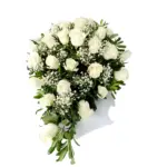 Cubre Urna Rosas Blancas