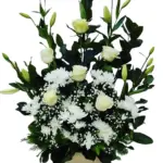 Gran Arrimo Rosas Blancas y Maules Blancos