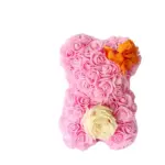 Oso Eterno Rosas Rosado