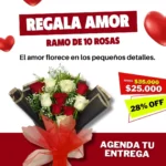 Ramo de 10 rosas